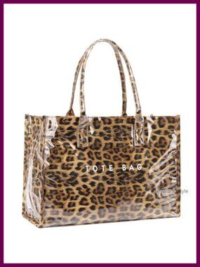 Large PVC Tote Bag Waterproof Work Handbag 17.3in